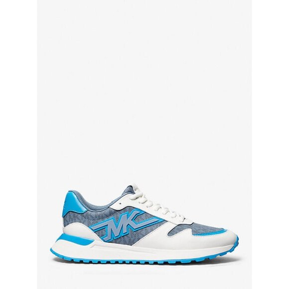 Michael kors Sneaker Men's Size 12 Dax Logo and Leather Trainer Round Toe - Picture 5 of 5